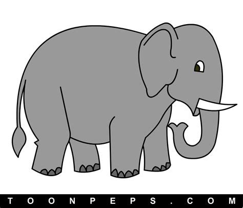 How To Draw Elephant For Kids