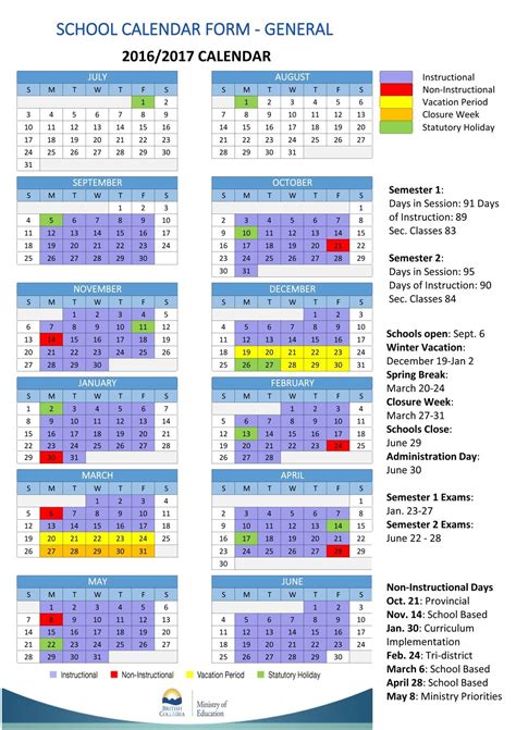Impressive Calendar Of School Days School Calendar Printable