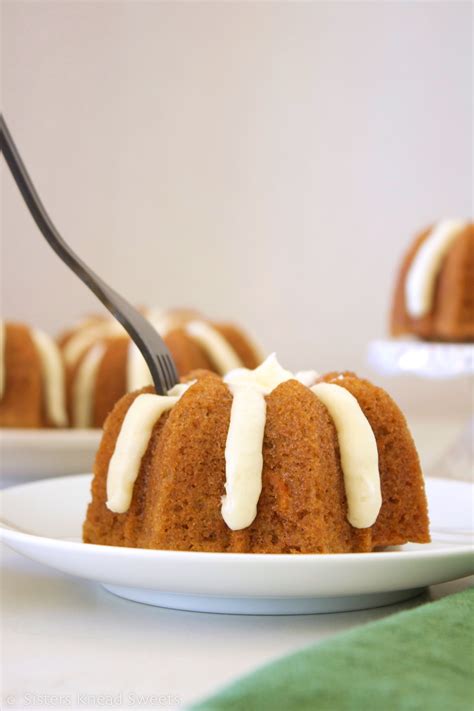 Mini Carrot Bundt Cakes Pic 4 Sisters Knead Sweets