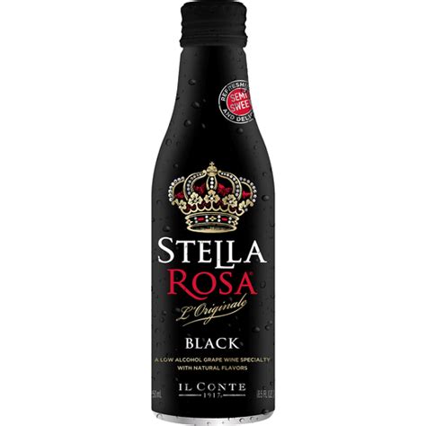 Stella Rosa Black Semi Sweet Red Wine 250 Ml Northgate Market