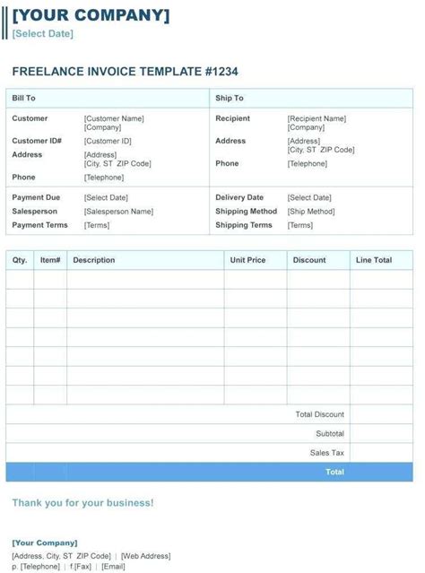 93 Online Freelance Invoice Template Singapore For Ms Word With