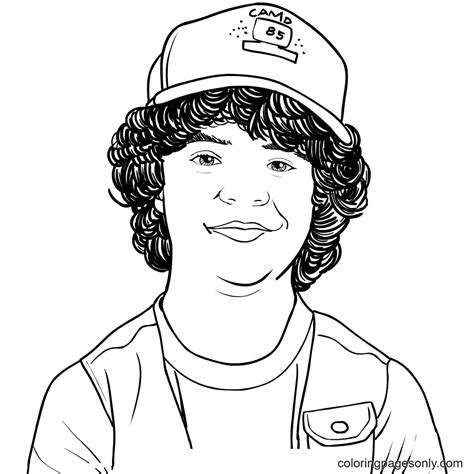 Stranger Things Coloring Pages Steve Harrington