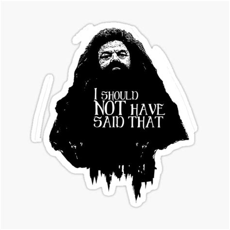 Hagrid Stickers Redbubble