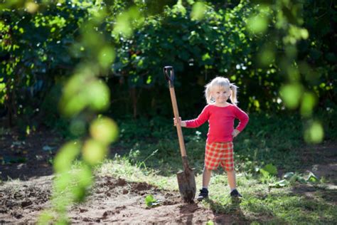 Child Ready To Dig Stock Photo Download Image Now Istock