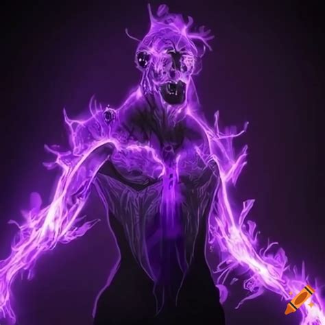 Purple Energy Monster Artwork