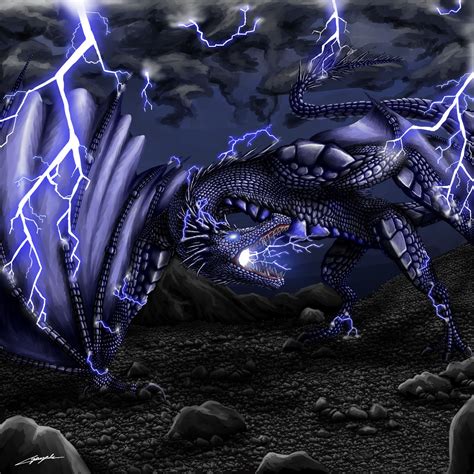 Lightning Dragon By Ironfish74 On Deviantart