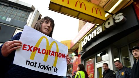Fast Food Workers Stage Protests For Higher Wages