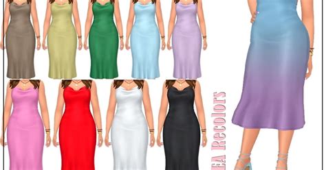 Annetts Sims 4 Welt Moonlight Chic Dress Basegame Compatible Ea