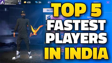 Free fire is the ultimate survival shooter game available on mobile. Top 5 Fastest Players in India Free Fire | Fastest Player ...