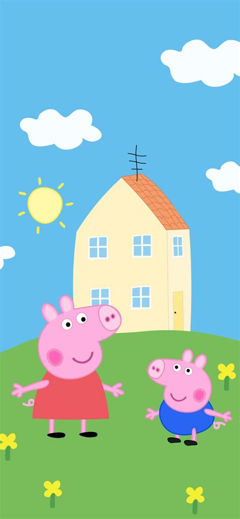 Peppa Pig House Wallpaper For Phone Aesthetic Peppa Pig Wallpaper