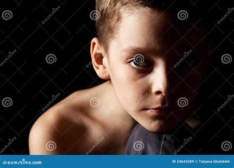 Sad Boy Stock Image Image Of Closeup Depressed Sweatshirt 24643589