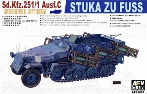 135 Afv Club German Sdkfz 2511 Ausf C Stuka Zu Fuss Heavy Rocket