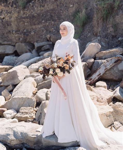 22 Ideas For Hijabi Wedding Dress Wedding Dresses Wedding Dresses With Sleeves