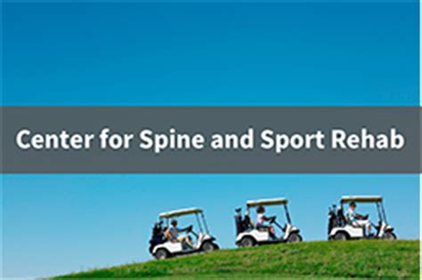 Последние твиты от the spine & sports health center (@spinesports_hc). Center for Spine and Sport Rehab