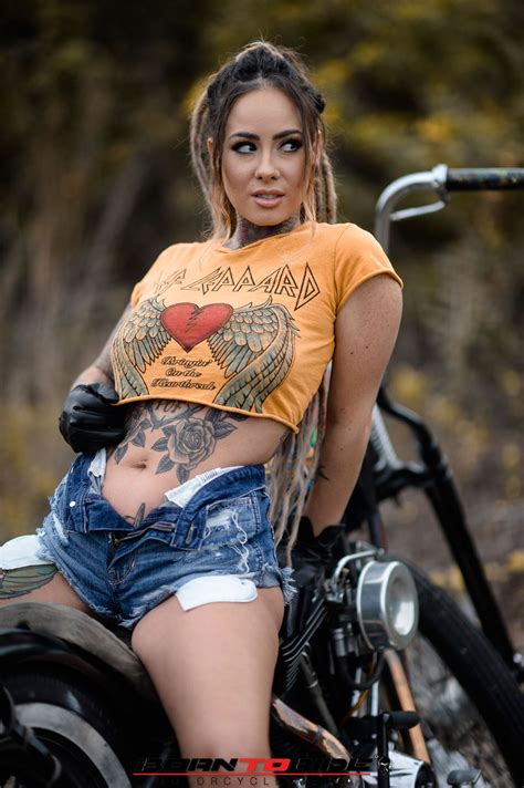 Biker Babe Velvet Queen 14 Born To Ride Motorcycle Magazine