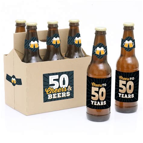 Cheers And Beers To 50 Years 50th Birthday Party Decorations For