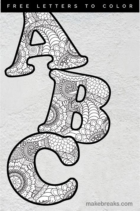 Free Alphabet To Color Freecoloringpage Letter A Coloring Pages