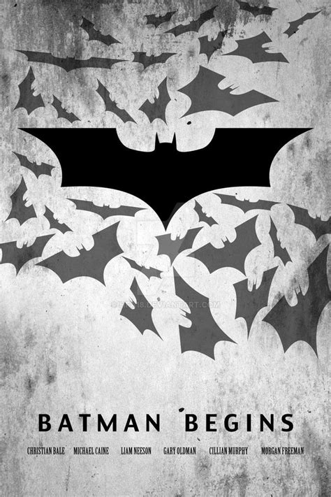 Batman Begins Movie Poster By Hfa18 On Deviantart In 2022 Batman
