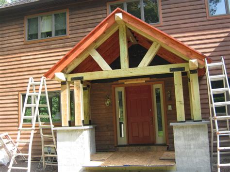 Timber Frame Porch Eclectic Porch Philadelphia By Gehman Design