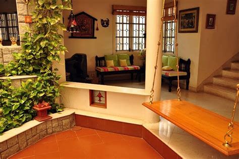 The importance of tiles isn't an unknown fact to us. Oonjal - Wooden Swings in South Indian Homes | Indian home ...