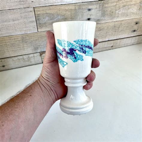 I Made A Ceramic 90s Jazz Cup Goblet Rsomethingimade