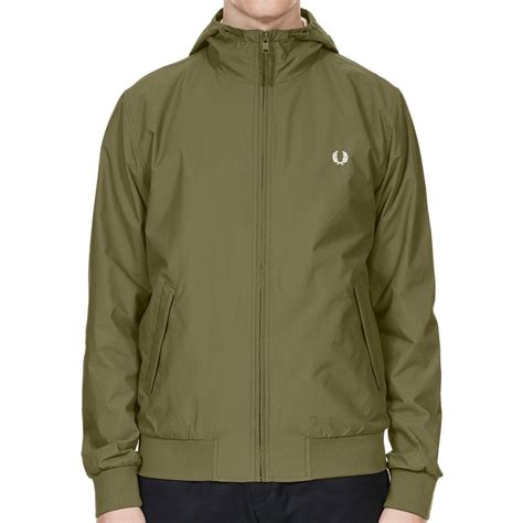 fred perry hooded brentham jacket tdf fashion