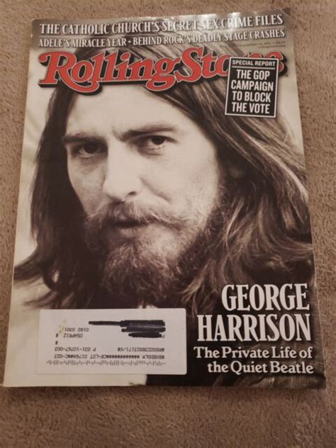 Rolling Stone Magazine September 15 2011 George Harrison Ebay