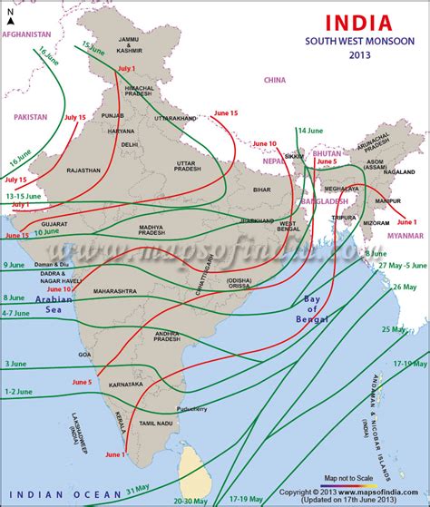 India Monsoon Map