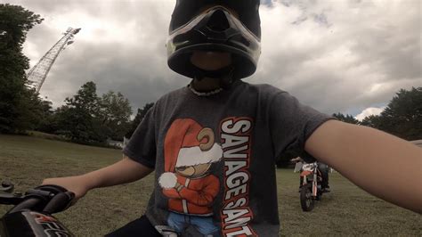 First Dirt Bike Ride With My Son Youtube