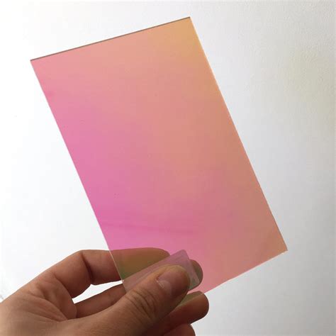 3mm Reflections Radiant Iridescent Acrylic Sheet Sketch Laser Cutting