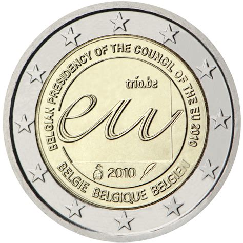 2 Euro Commemorativi Belgio 2010 Moneta Romacoins