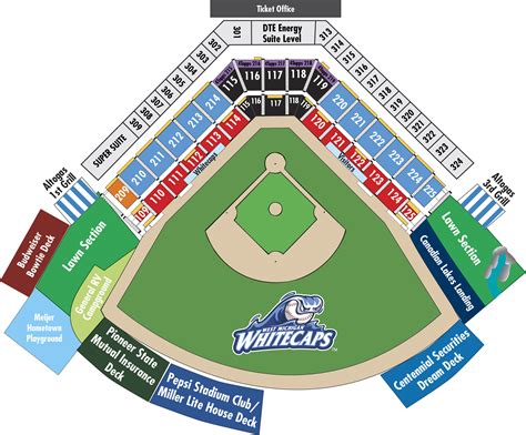 Seating Chart Content The Official Site Of Minor League