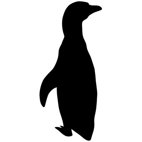 Cute Penguin Silhouette Sticker