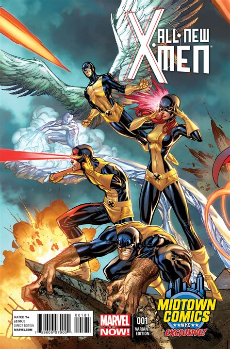 All New X Men Midtown Exclusive J Scott Campbell Connecting Variant
