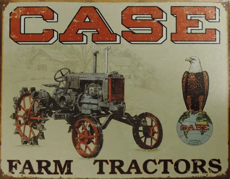 Case Tractor Vintage Tin Signs Allbarnwood