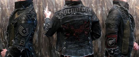 A wide variety of custom made leather motorcycle jacket options are available to you, such as feature, supply type, and material. Hand Crafted Custom Jacket Rock Metal Punk Stage Rockstar ...