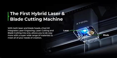 Xtool M1 World S First Desktop Hybrid Laser And Blade Cutting Machine