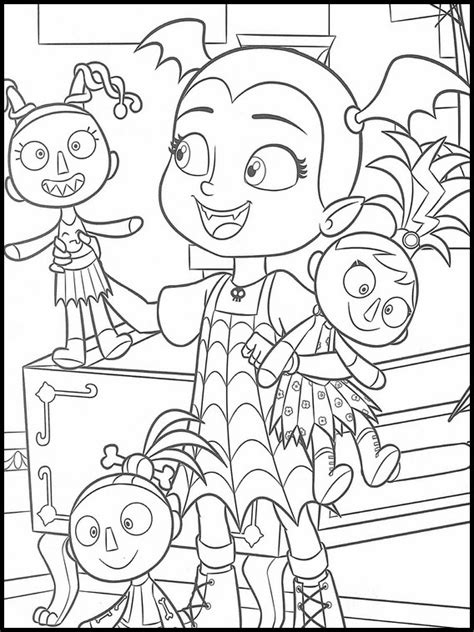 58 Collection Coloring Pages Vampirina Free Coloring Pages Printable