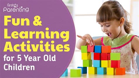 Fun And Learning Activities For 5 Year Olds Youtube