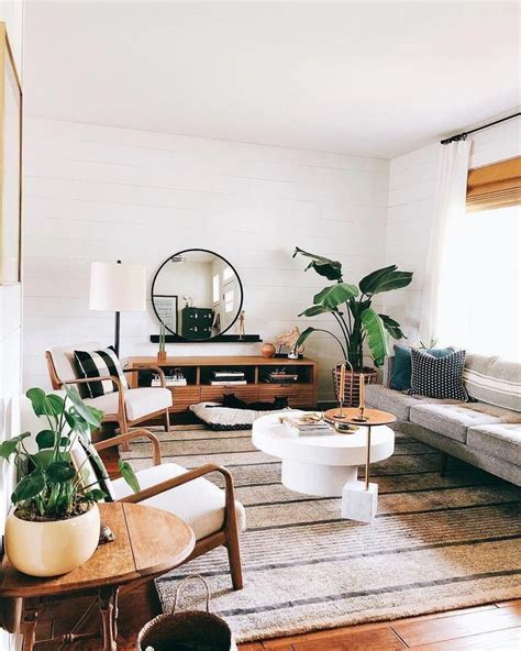 A Mix Of Mid Century Modern Bohemian And Industrial