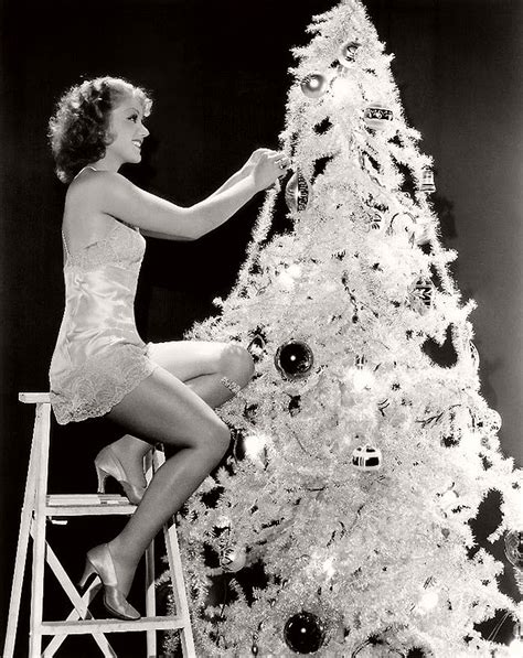 vintage hollywood christmas pin up girls monovisions black and white photography magazine
