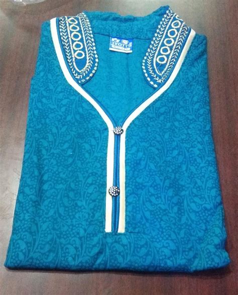 Collar Embroidery Nighty At Rs 180piece Ladies Cotton Nighty In Erode Id 22841275233