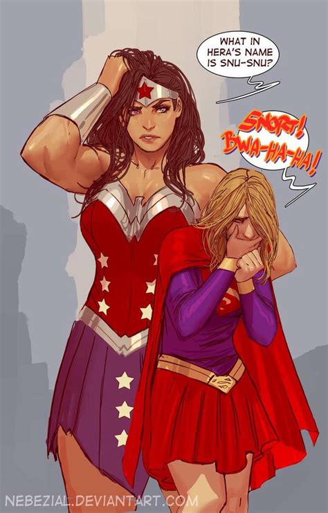 Wonder Woman Supergirl Futurama Snu Snu Wonderwoman Supergirl