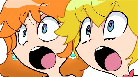 Daisy And Peach Panty And Stocking Style Super Mario Art Panty And Stocking Anime Mario Art