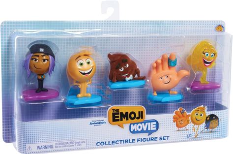 Lot De 5 Figurines à Collection Du Film Le Monde Secret Des Emojis