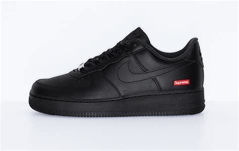 Nike Air Force 1 Low Supreme Black Sneakers Shop