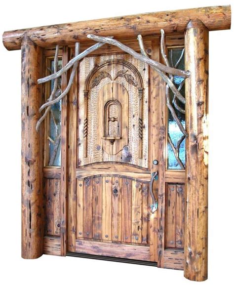 Log Cabin Bedroom Cabin Doors Rustic Exterior Doors