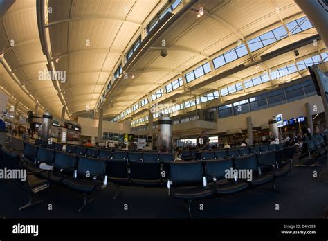 The Departure Lounge At Newark Airport In New Jersey Near New York