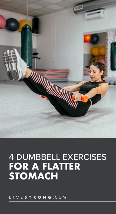 Simple Stomach Exercise With Dumbbells For Push Your Abs Fitness And