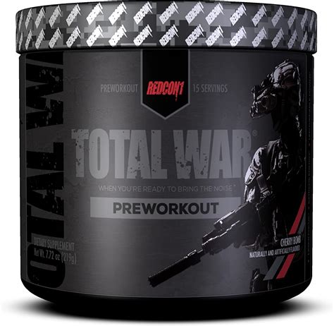 Buy REDCON1 Total War Pre Workout Powder Endurance Alertness Pump